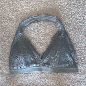 grey bralette